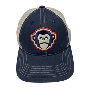 Howler Bros Trucker Hat Mens OS Navy Blue Monkey Patch‎ Mesh Back Cap Adventure